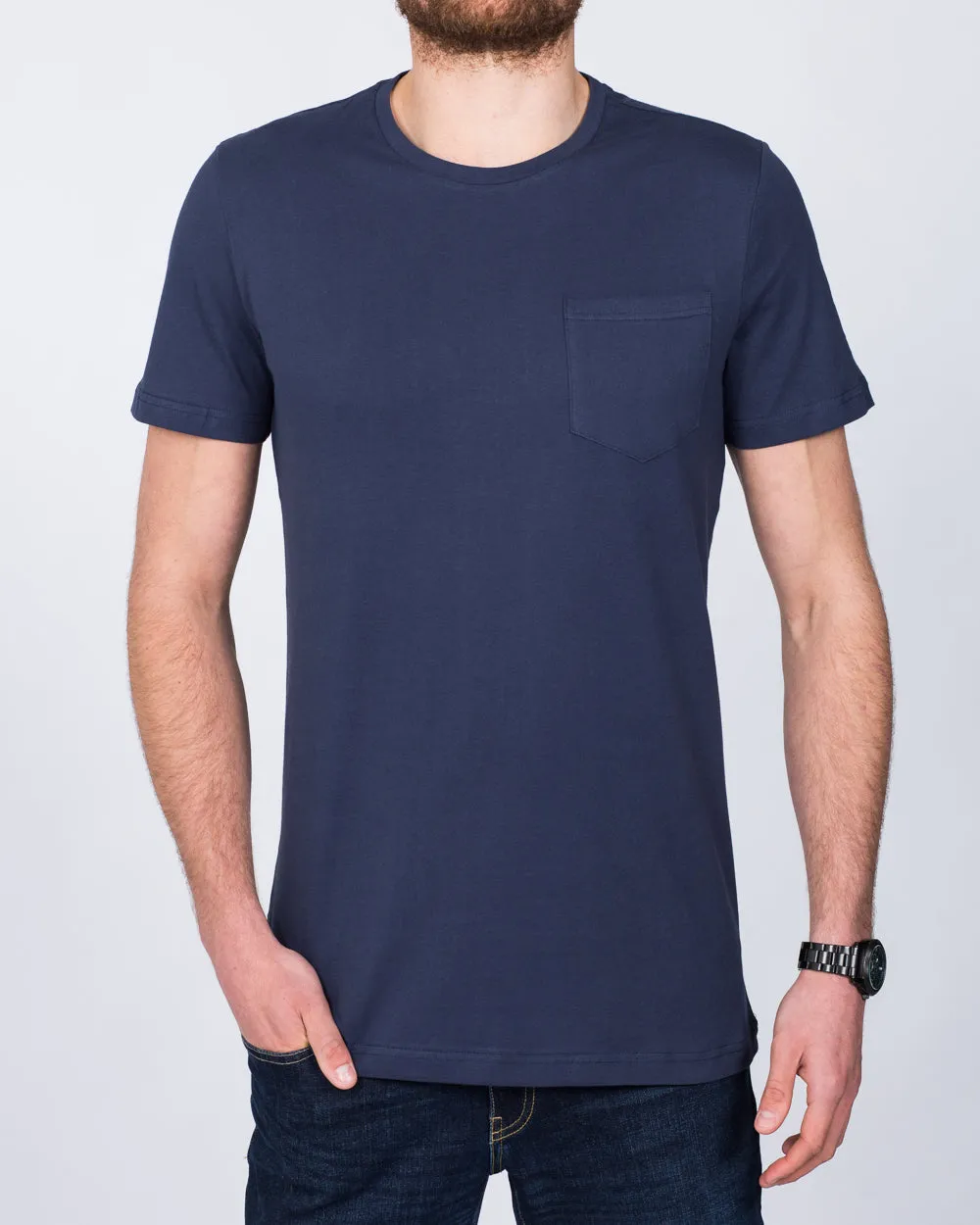 2t Tall Pocket T-Shirt (navy)