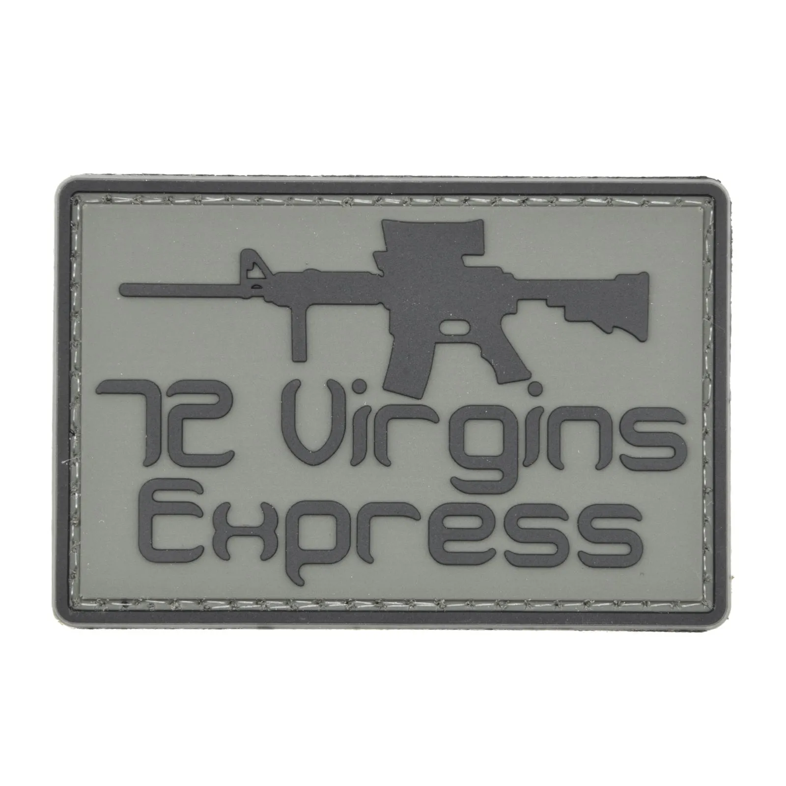 72 Virgins Express Patch Black