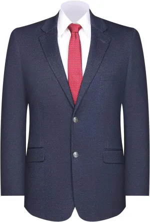 AMY ZHU Men's Sport Coat Knit Classic Fit Blazer Single Breasted 2 Button Notch Lapel Suit Jacket for Daily