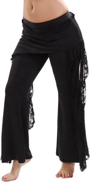Belly Dance Harem Pants with Lace Overlay | The Jenny Js