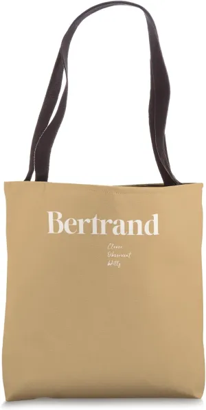 Bertrand  Clever, Observant and Witty Tote Bag