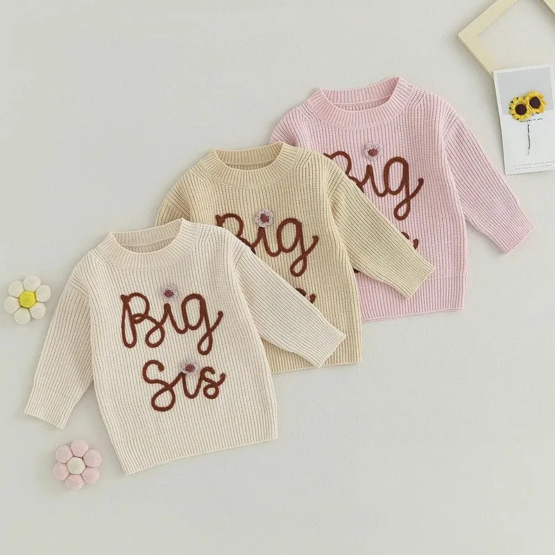 Big Sister and Little Sister Knit Sweater