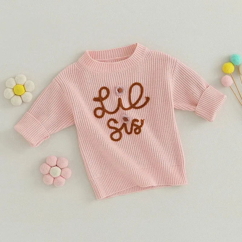 Big Sister and Little Sister Knit Sweater
