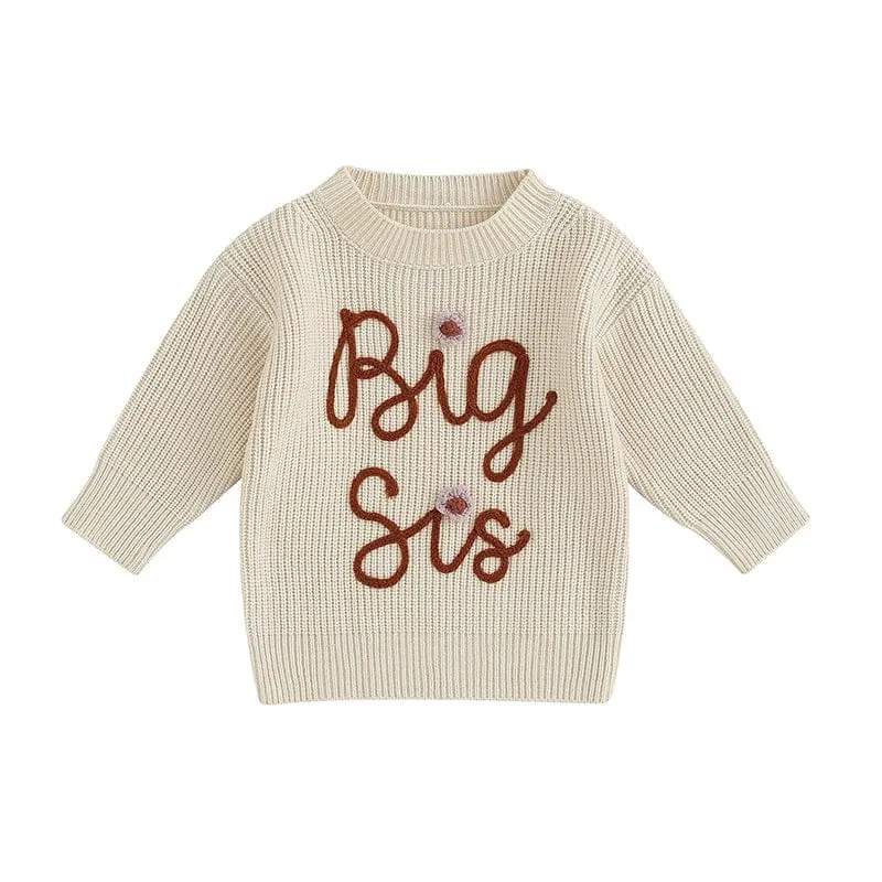 Big Sister and Little Sister Knit Sweater