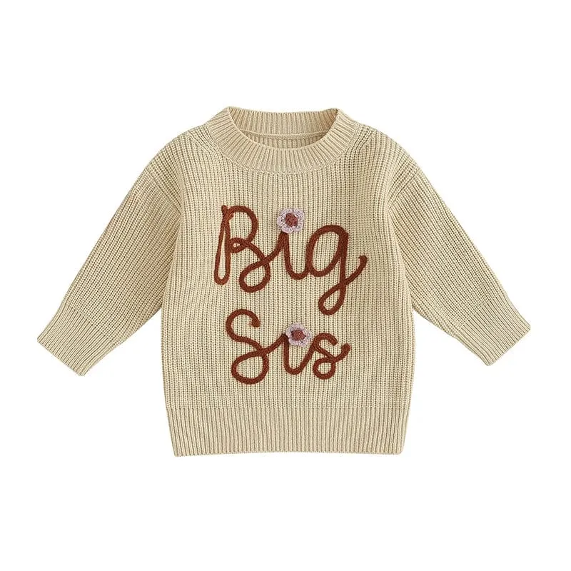 Big Sister and Little Sister Knit Sweater