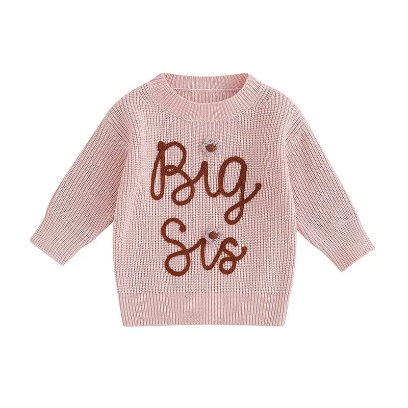 Big Sister and Little Sister Knit Sweater