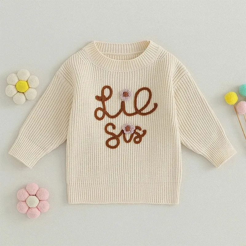 Big Sister and Little Sister Knit Sweater