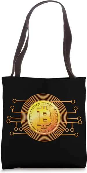 Bold Crypto Circuit Design Tote Bag