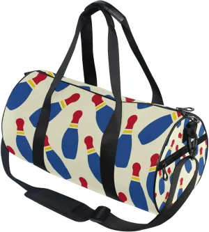 Bowling Sport Gym Duffle Bag for Women Men Sports Fitness Bag Workout Travel Gymnastics Dance