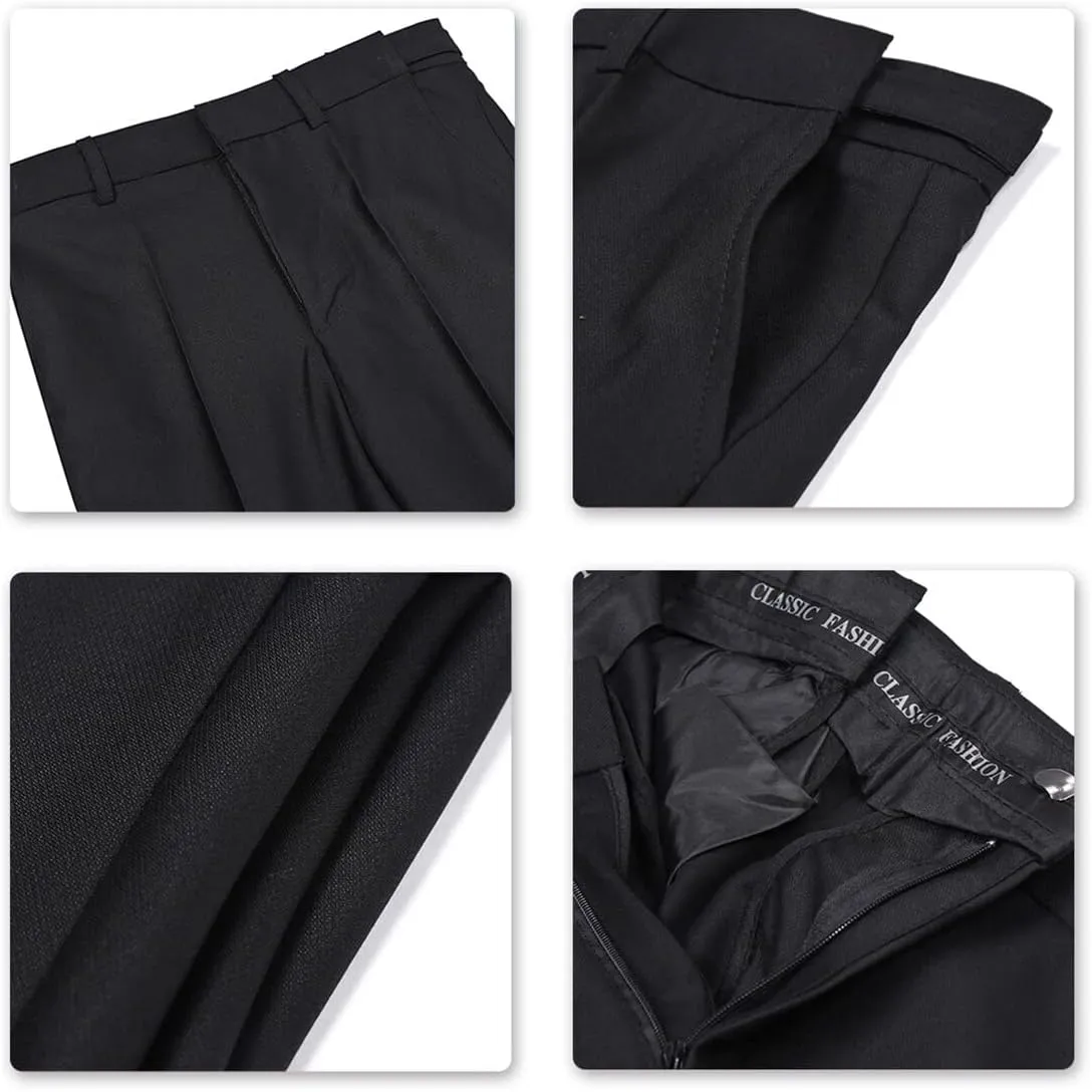 Boyland Boys Jacquard Suit Slim Fit Tuxedo Suits Jacquard Notch Lapel Tux Jacket Pants Party Formal Wear