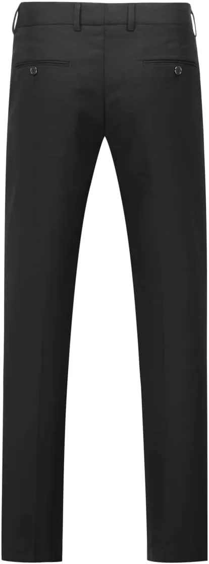 Boyland Men's 3 Pieces Suit with Shawl Collar 1 Button Slim Fit Single Breasted Formal Wedding Dinner Business