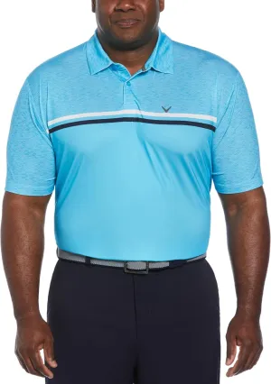 Callaway Men's Short Sleeve Printed Block Polo