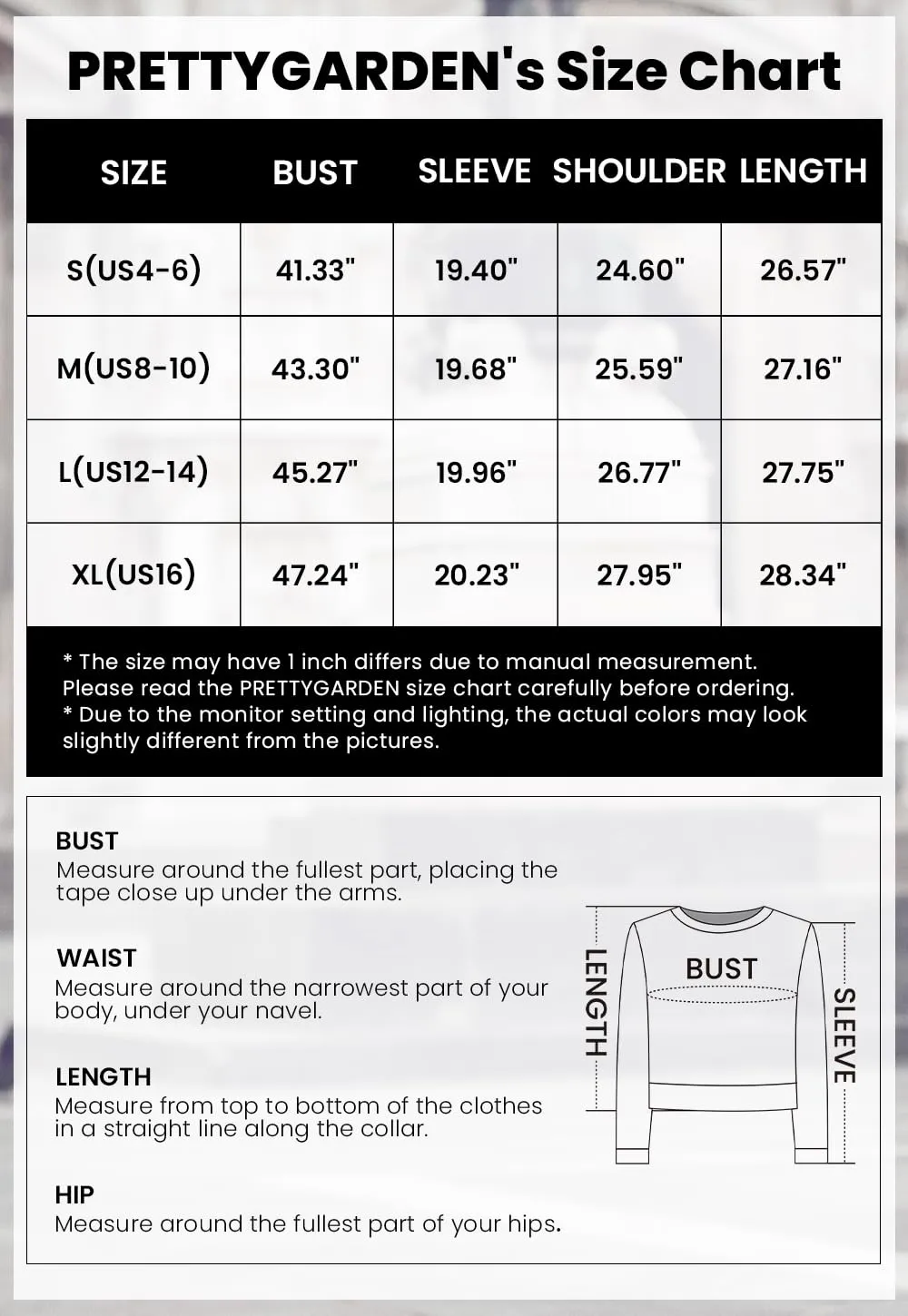 Casual Crew Neck Long Sleeve Pullover Ribbed Knit Loose Fit Sweaters