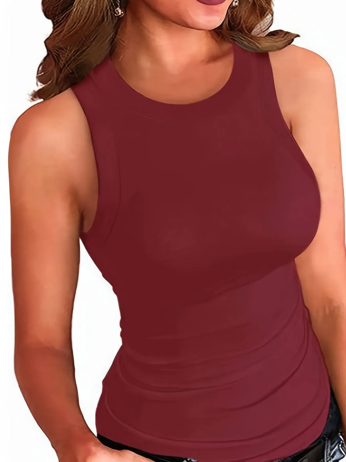 Casual Plus Size Vest Top