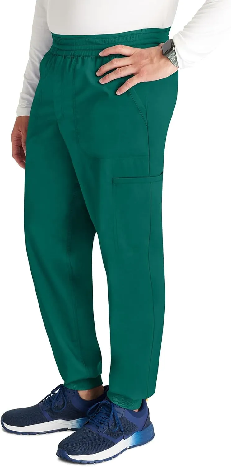 Cherokee Men's Jogger Modern fit mid-Rise Pull-on Bottoms with 6 Pockets and Elastic Waistband WW251