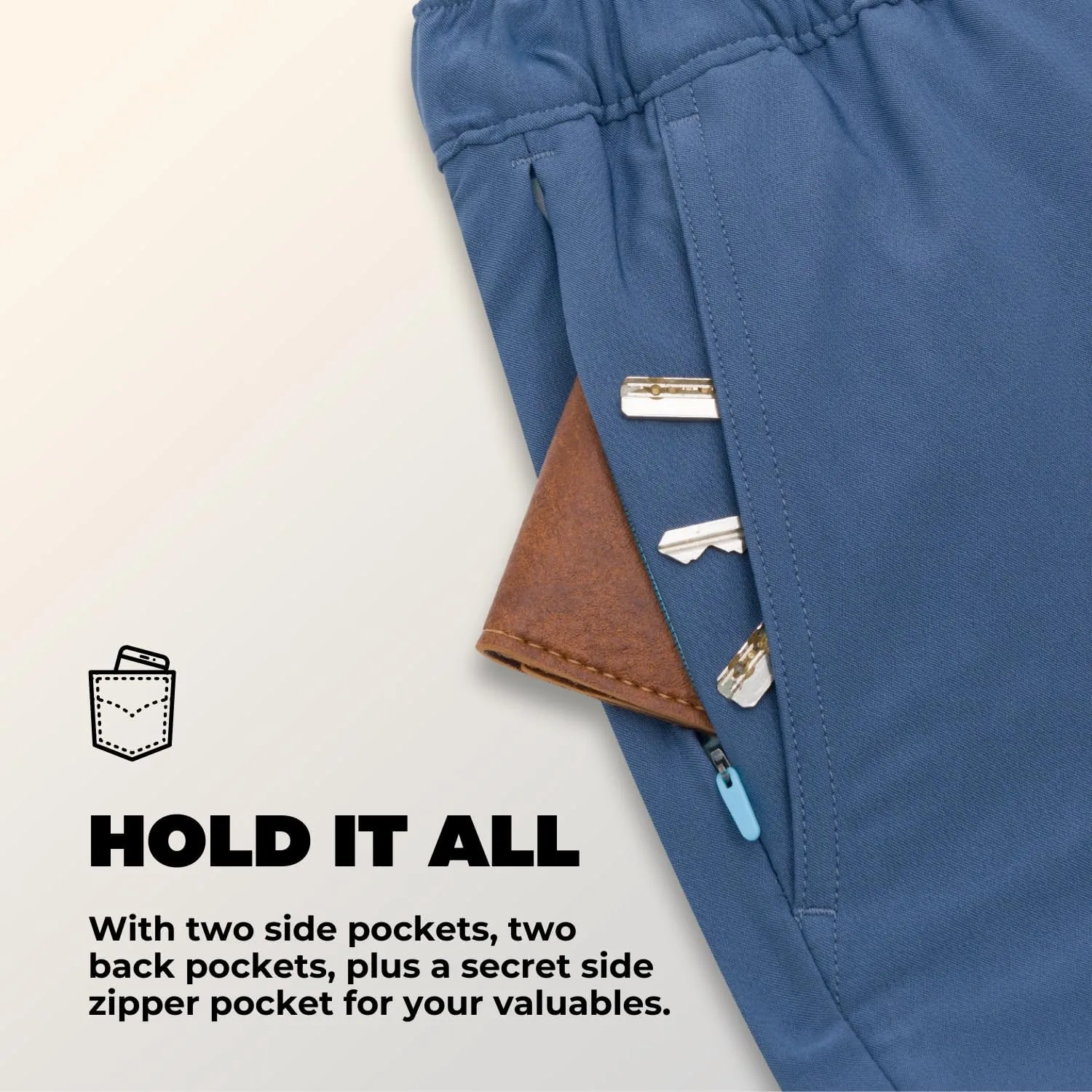 Chubbies Everywear Pants  Mens Chino Pants with 4-Way Stretch, Tapered Leg Fit, Wrinkle-Resistant Stretch Pants, 30 Inseam