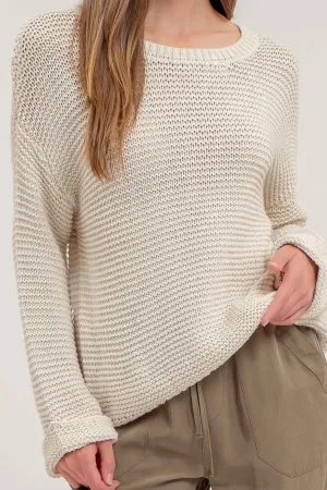 Chunky Knit Longsleeve Sweater Oatmeal