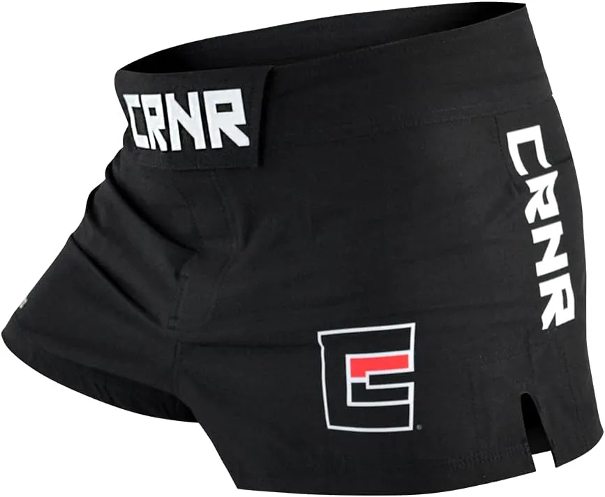 Combat Corner BOSS Fight Shorts BJJ MMA Muay Thai Kickboxing Quick Dry Athletic Fight Shorts for Men and Women