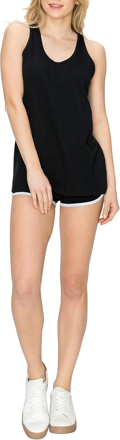 EttelLut - Women's Loose Fit Flowy Tank Tops - Ideal for Workout, Yoga, Running, Working Out at The Gym and Lounging Around