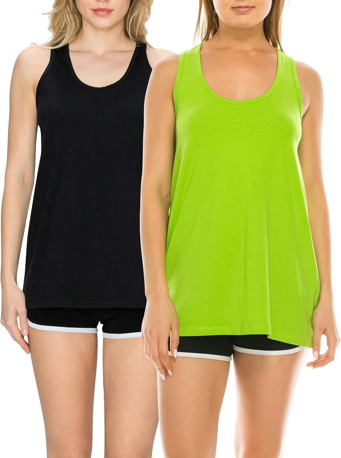 EttelLut - Women's Loose Fit Flowy Tank Tops - Ideal for Workout, Yoga, Running, Working Out at The Gym and Lounging Around