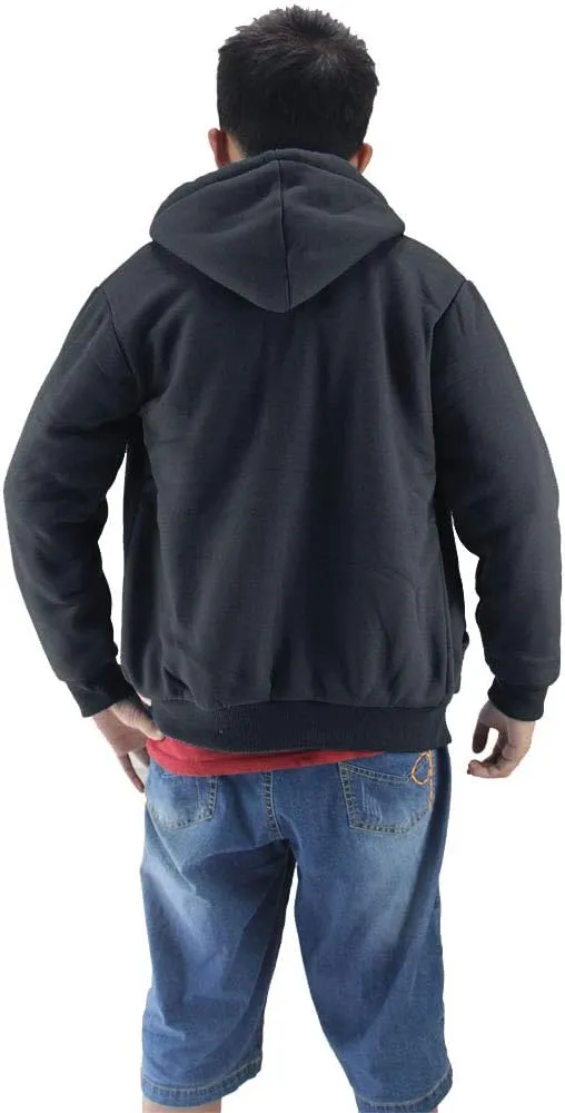 Facitisu Boys Fleece Hoodies Youth Sherpa Lined Full Zip Hooded Jacket Child Athletic Winter Warm Sweatshirts