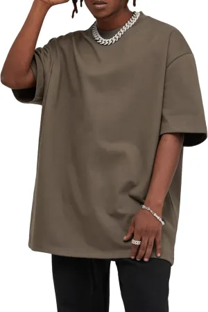 FAIABLE Mens T-Shirts Oversized Tshirts Shirts Heavyweight Basic Plain Tees Cotton Short Sleeve Tee Shirt for Men Unisex