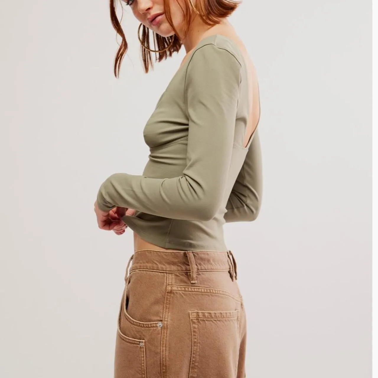 Free People Duo Corset Long Sleeve