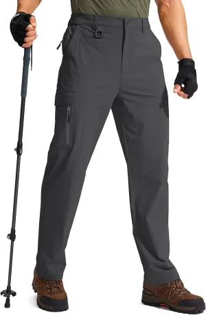G Gradual Men's Hiking Cargo Pants Water Resistant Quick Dry Lightweight Outdoor Tactical Pants for Men with Multi Pocket