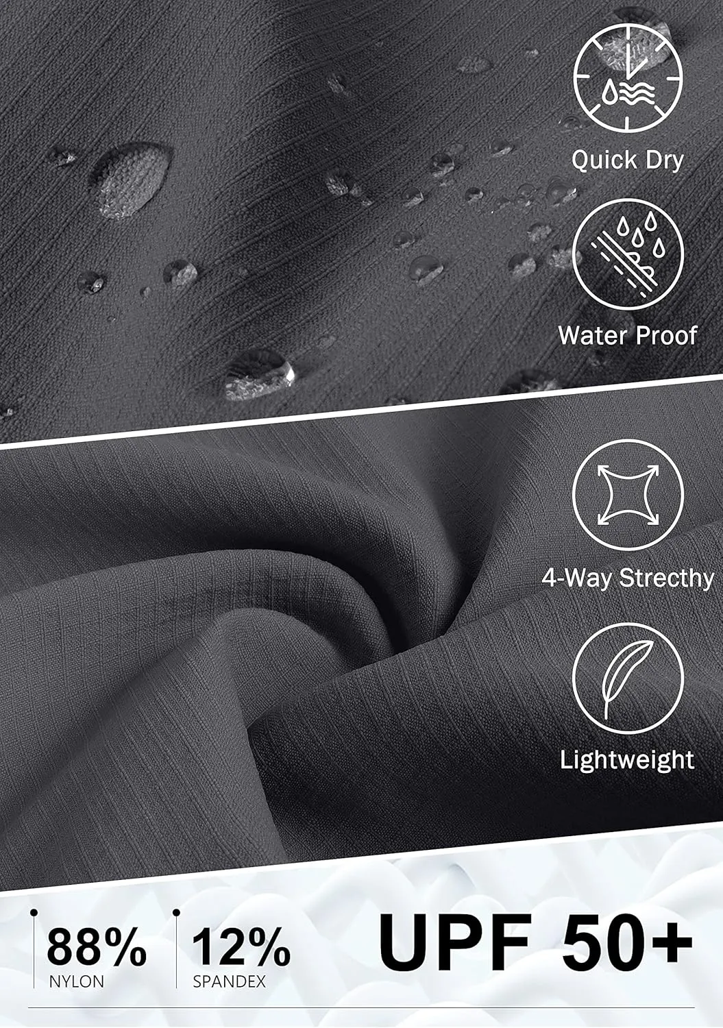 G Gradual Men's Hiking Cargo Pants Water Resistant Quick Dry Lightweight Outdoor Tactical Pants for Men with Multi Pocket