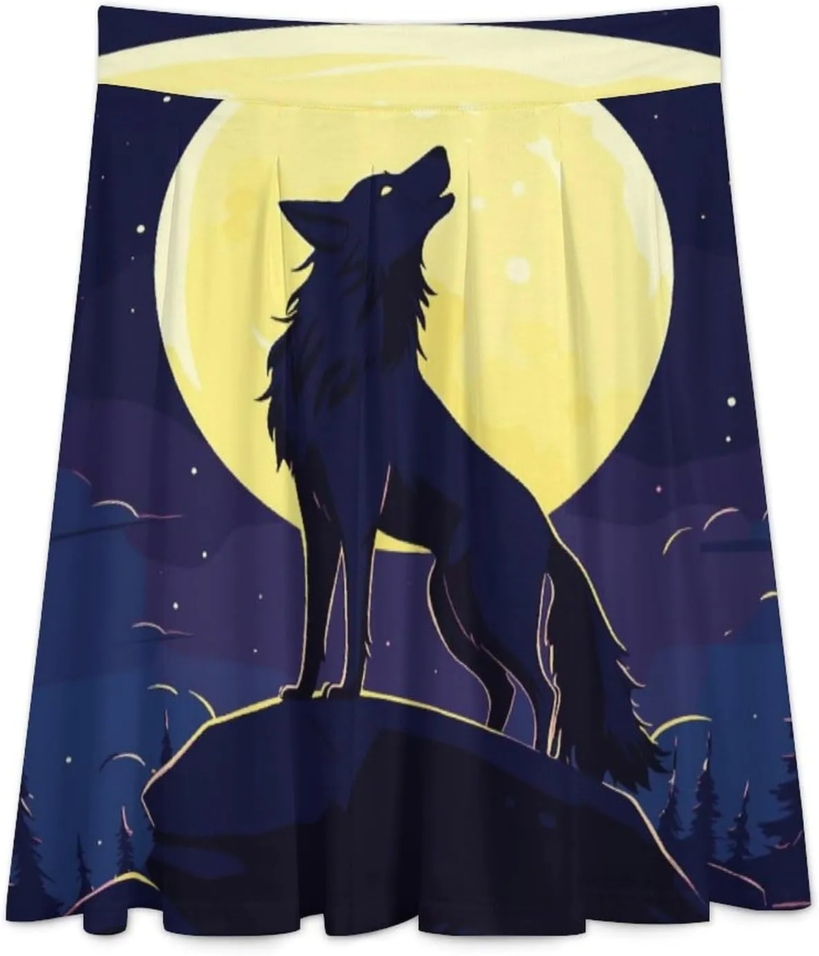 Geometric Checkered Long Skirts Womens High Waisted Ruffled Midi Length Skirt Travel Fall Skirt Home Casual Bottoms