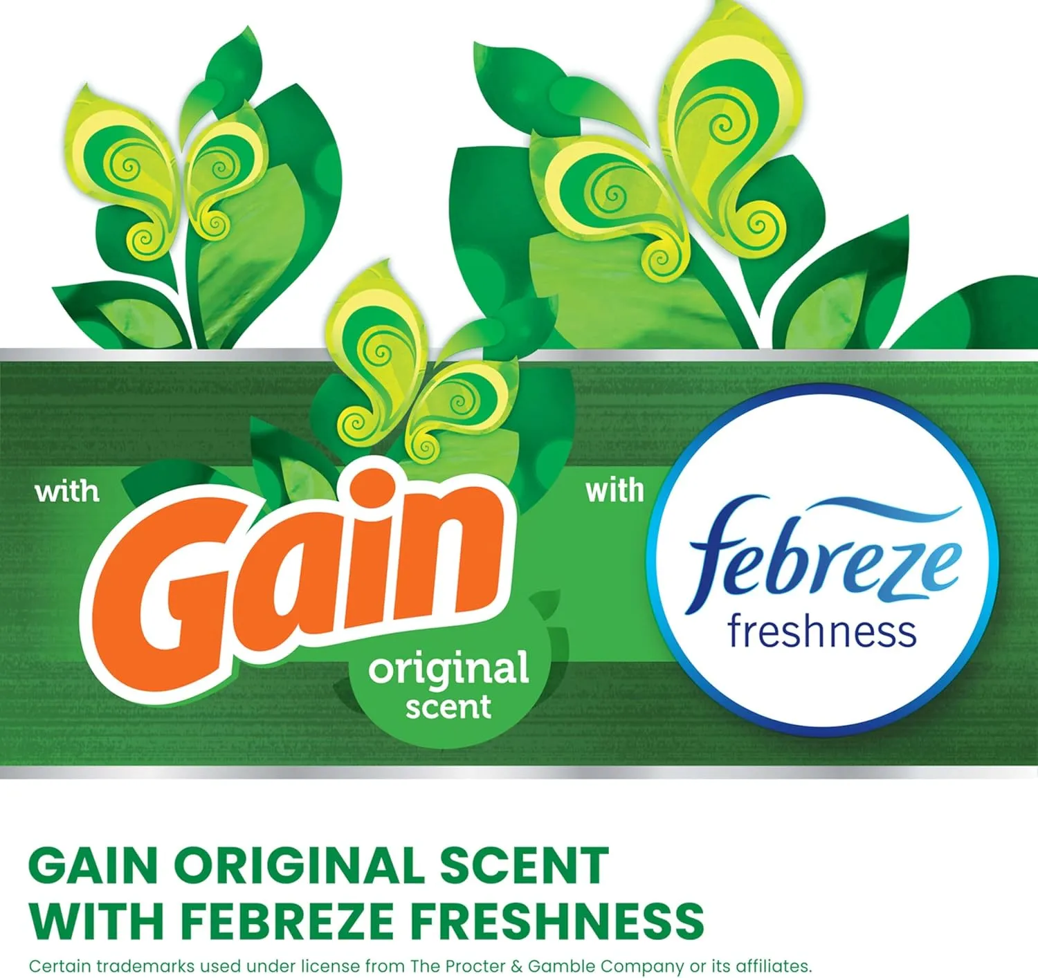 Glad ForceFlex Tall Kitchen Trash Bags, 13 Gal, Gain Original with Febreze, 40 Ct (Pack May Vary)
