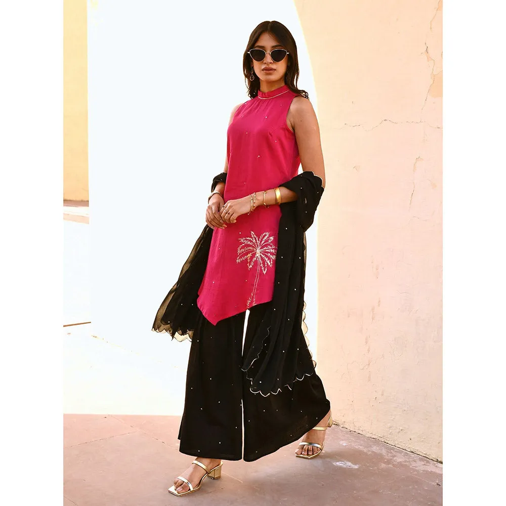 Gulaal Visha Sequin Embroidered Kurta Sharara with Dupatta (Set of 3)