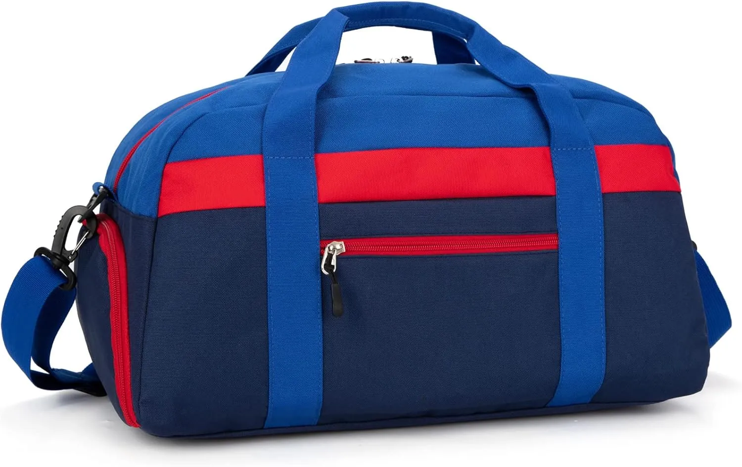 HawLander Kids Duffle Bag for Boys or Girls, Fit School Practice, or Overnight Travel (Navy Blue)
