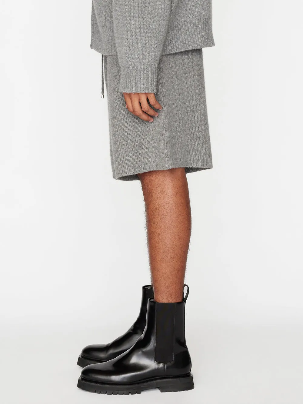 Heavyweight Cashmere Short -- Warm Grey