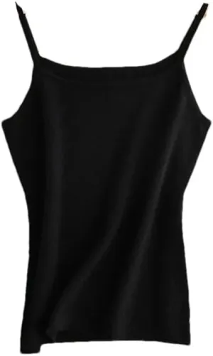 Hgvcfcv Womens undershirts camisole Wool Knitted Sling Solid Camis