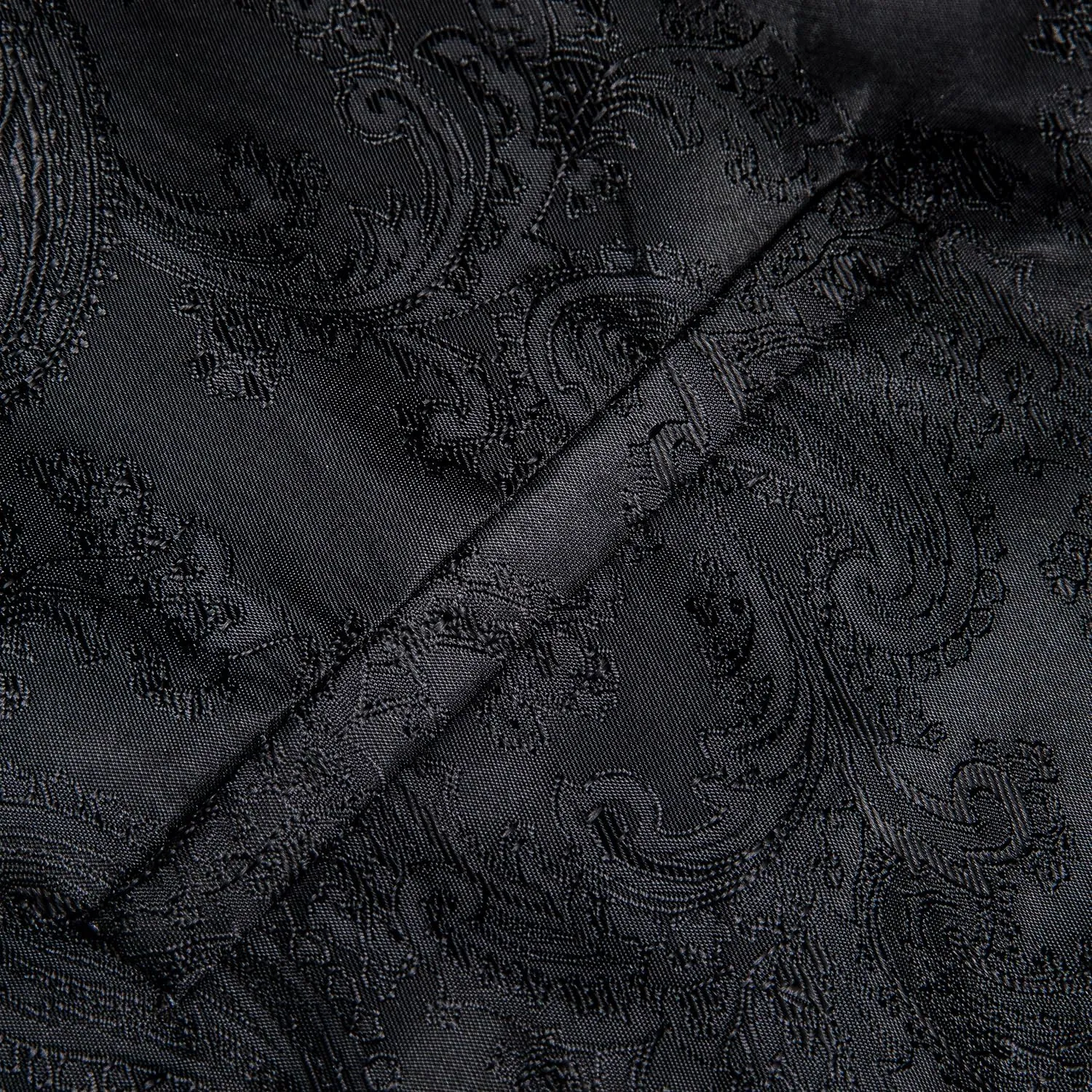 Hi-Tie Men's Silk Suit Vest Formal Vest for Men V Neck Jacquard Tie Handkerchief Cufflinks 4PCS Suits