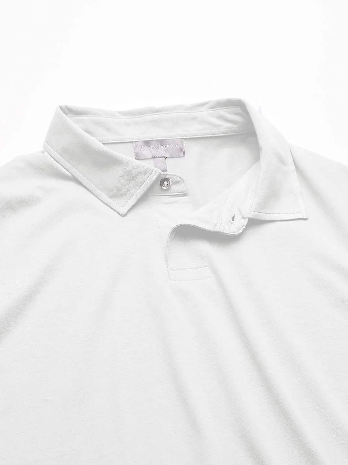 Hickey Freeman Men's Regular Fit Short Sleeve Core 2 Button Cotton Polo Shirt