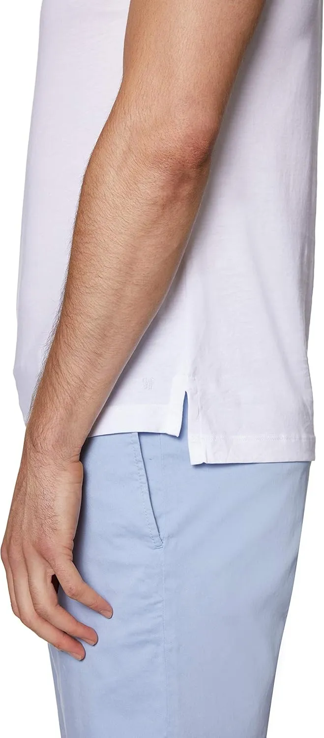 Hickey Freeman Men's Regular Fit Short Sleeve Core 2 Button Cotton Polo Shirt