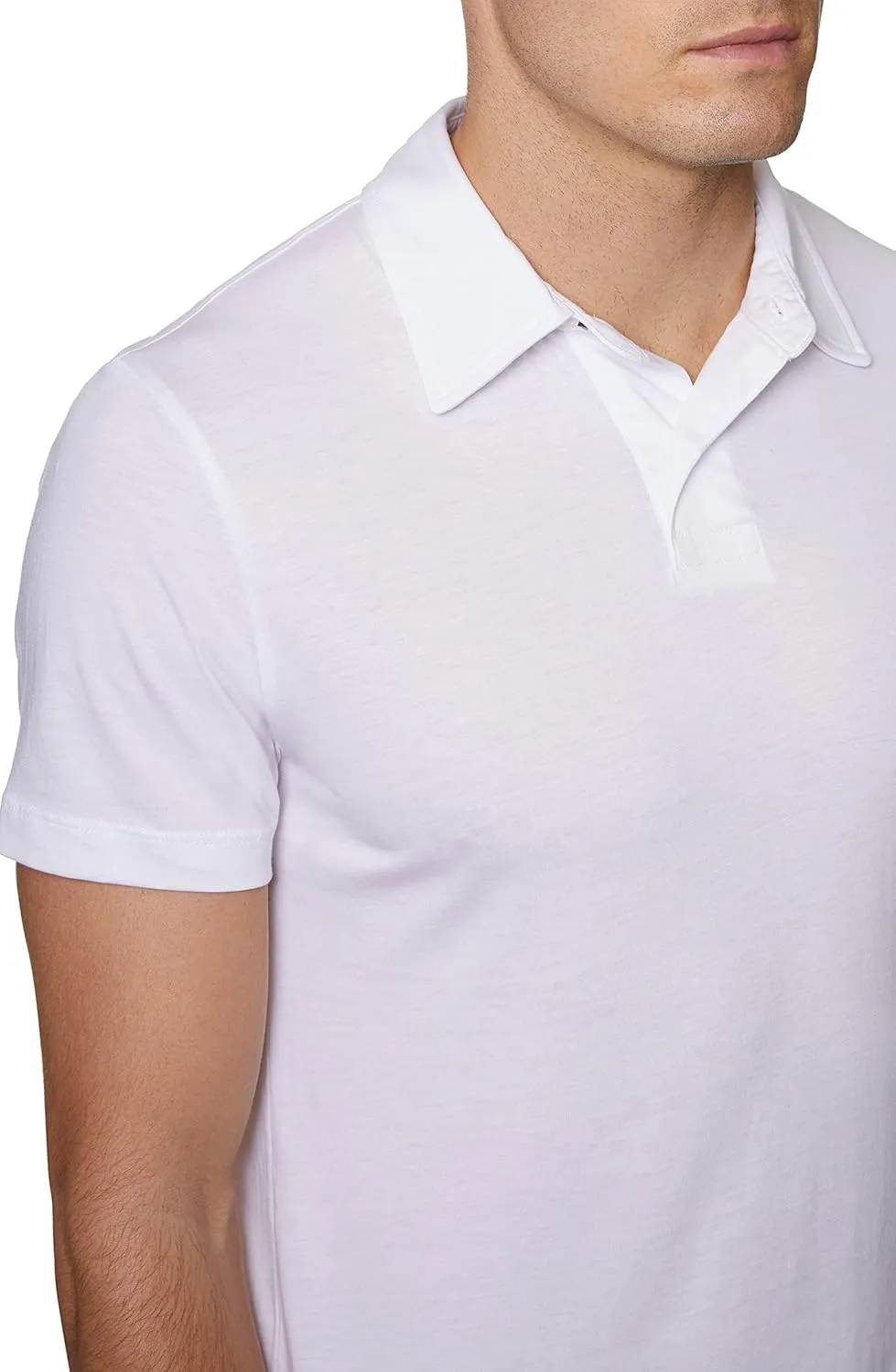 Hickey Freeman Men's Regular Fit Short Sleeve Core 2 Button Cotton Polo Shirt
