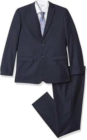 Isaac Mizrahi Boys' Five Piece Solid Suit Set Ensemble