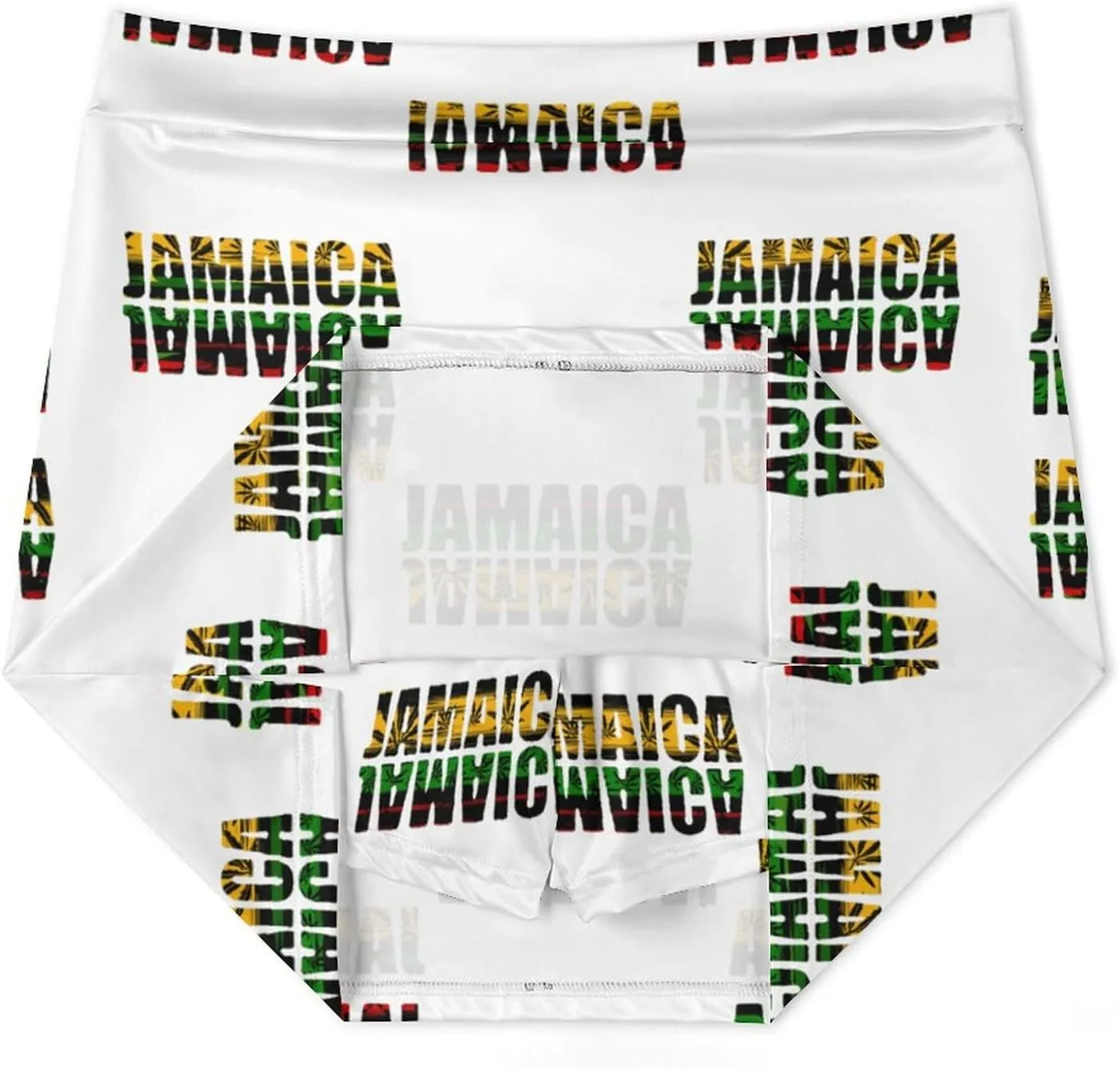 Jamaica Flags Tennis Skirts for Women with Pockets High Waisted Athletic Golf Skorts Skirts A-Line Mini Short Skirt