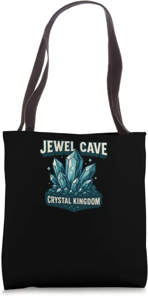 Jewel Cave  Crystal Design for Geology Lovers Tote Bag
