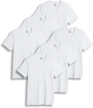 Jockey Men's Undershirt Big & Tall Classic V-Neck Undershirt - 6 Pack