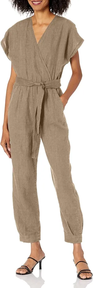 Joie Womens Women's Azita Jumpsuit, Fatigue, S