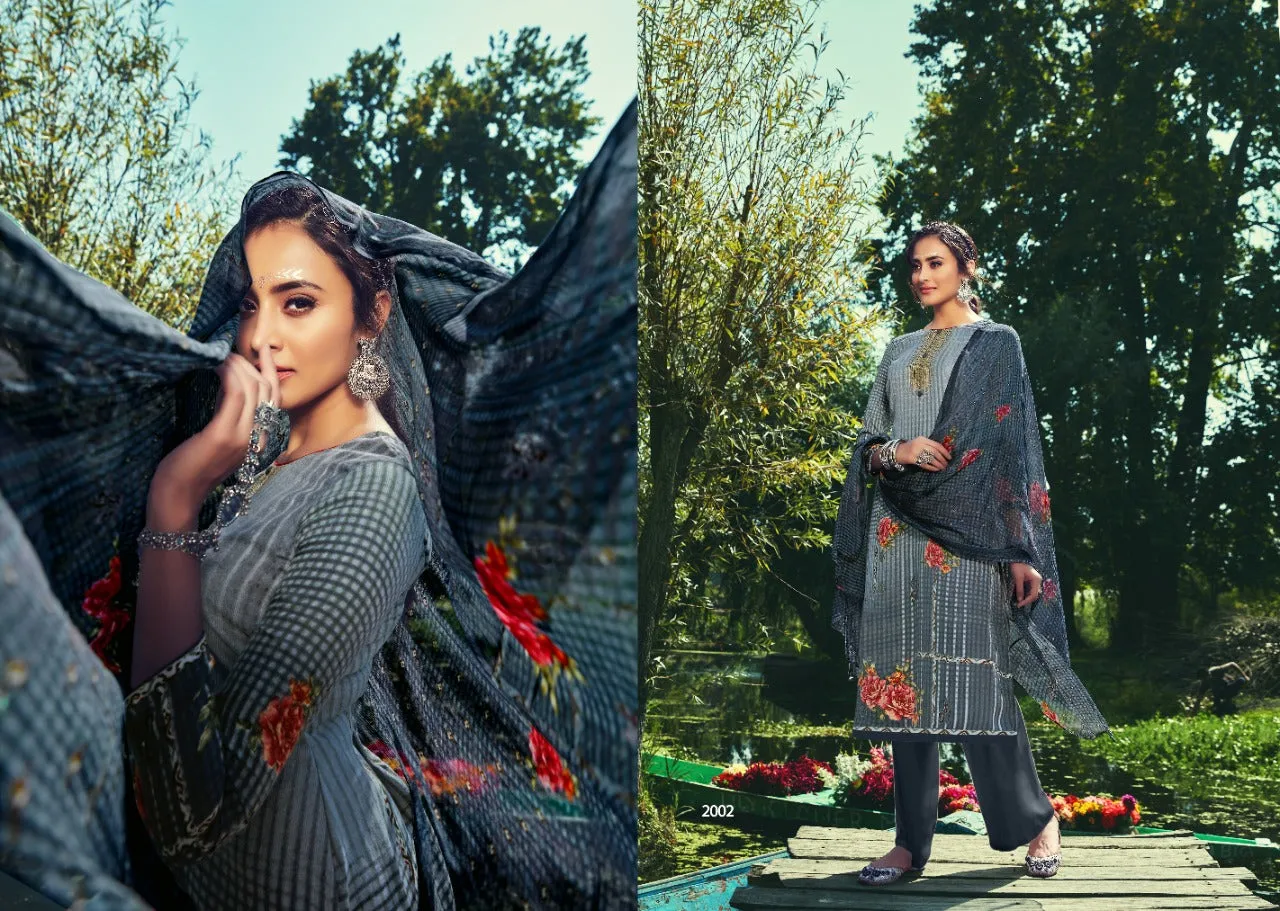 Kesari Trendz Presents Kanika Vol 2 Pashmina Printed Embroidery Work Fancy Designer Salwar Kameez