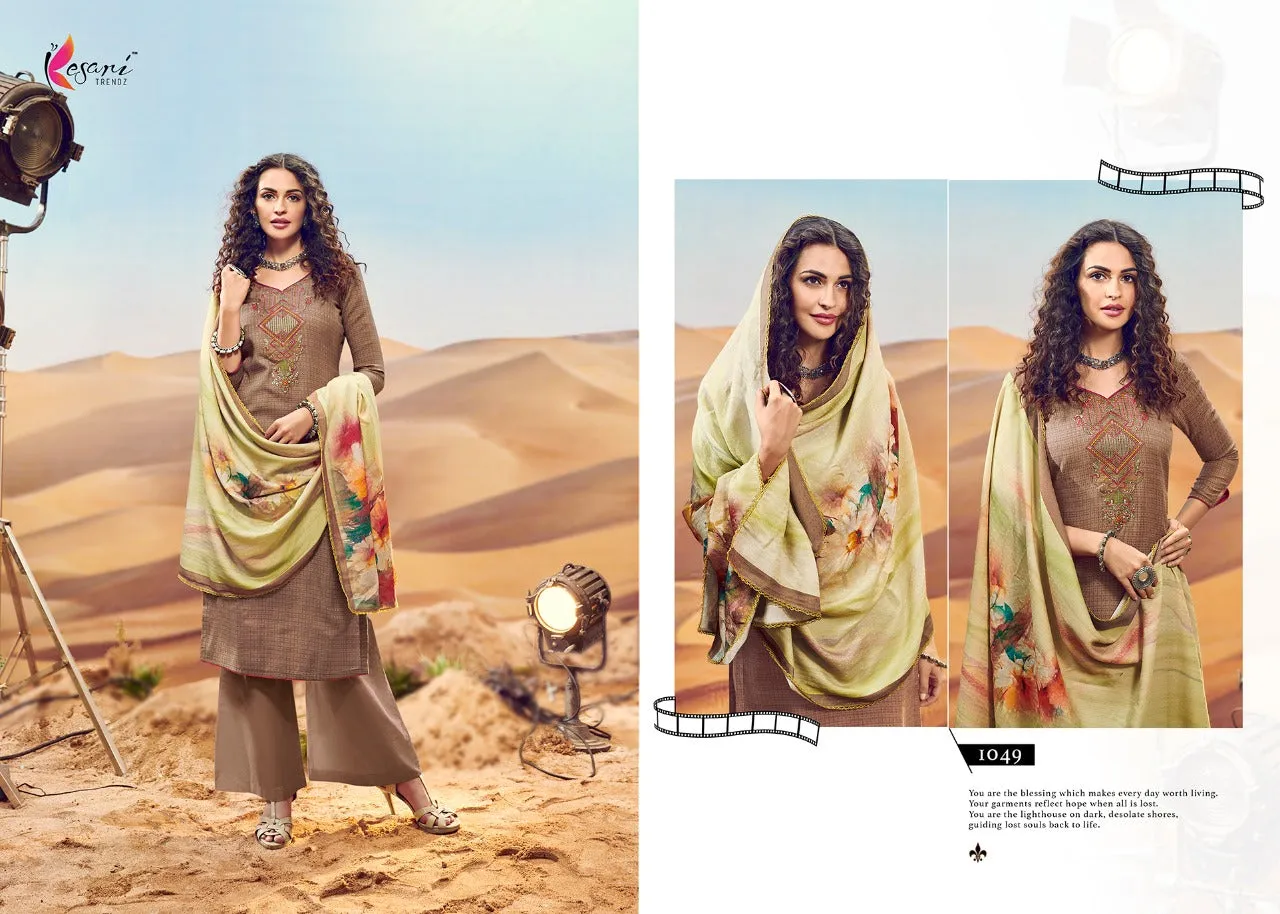 Kesari Trendz Presents Kanika Vol 2 Pashmina Printed Embroidery Work Fancy Designer Salwar Kameez
