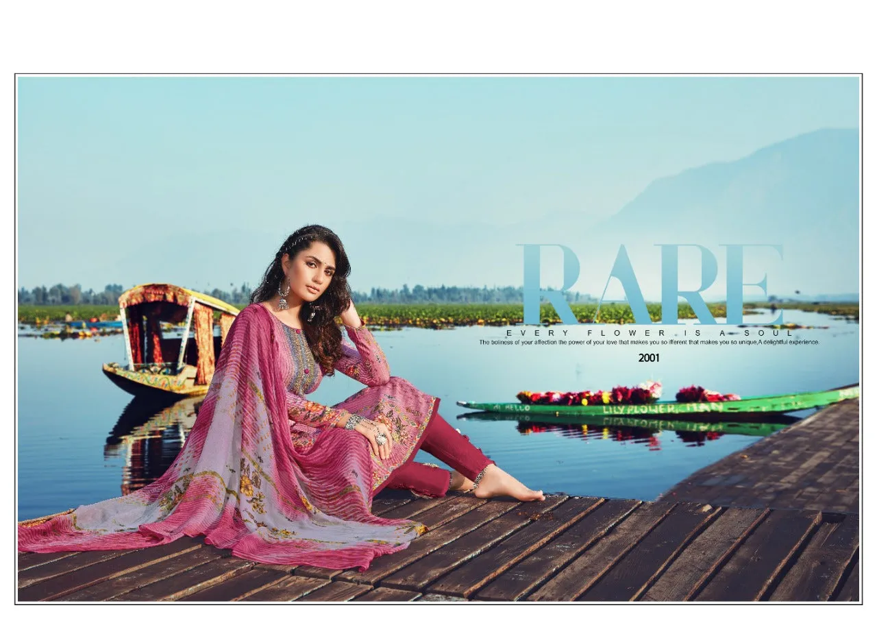 Kesari Trendz Presents Kanika Vol 2 Pashmina Printed Embroidery Work Fancy Designer Salwar Kameez