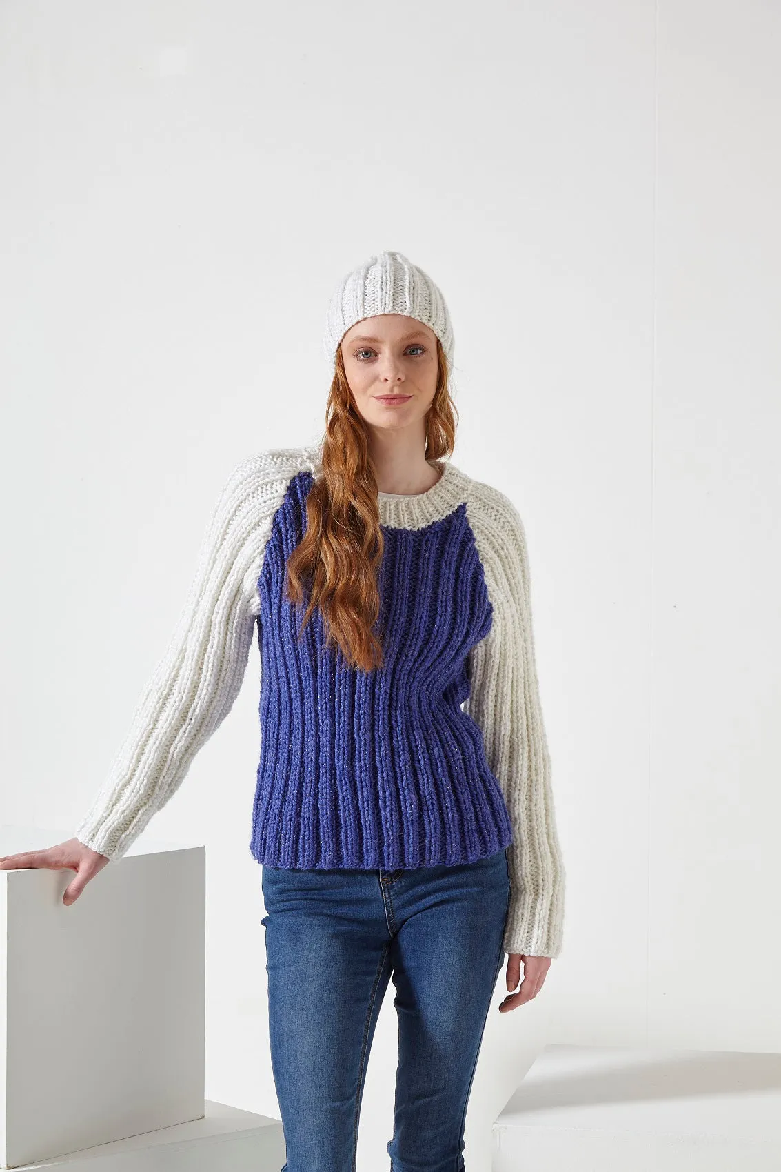 King Cole Celestial Super Chunky Knitting Pattern – Women’s Sweaters & Hat 6066