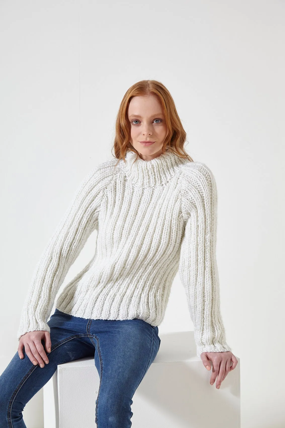 King Cole Celestial Super Chunky Knitting Pattern – Women’s Sweaters & Hat 6066