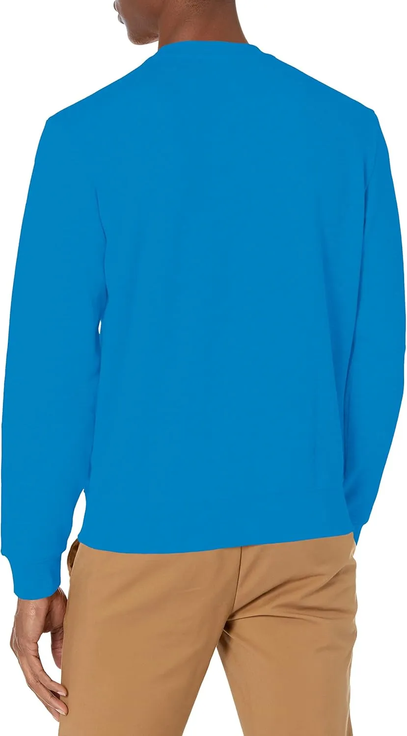 Lacoste Adult Long Sleeve Bold Print Crewneck Sweatshirt